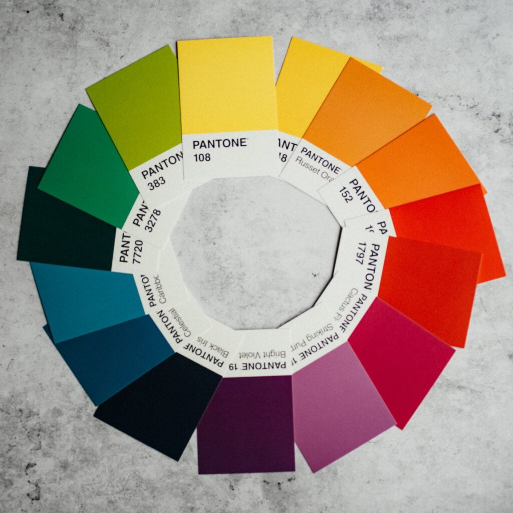 Kleuren in een rondje